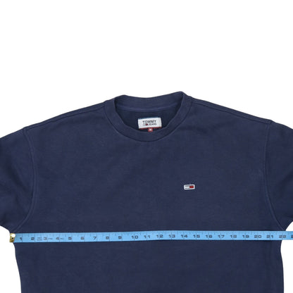 Tommy Jeans Men Blue M Crew Neck Pullover Sweatshirt
