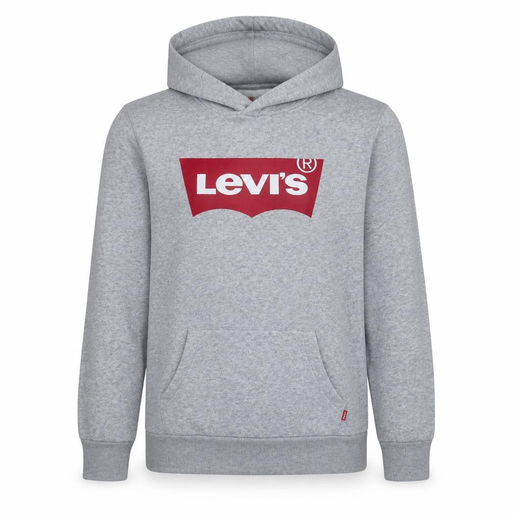 Levi's Boys Grey Logo Pullover Hoodie 14 Years Fleece Long Sleeve