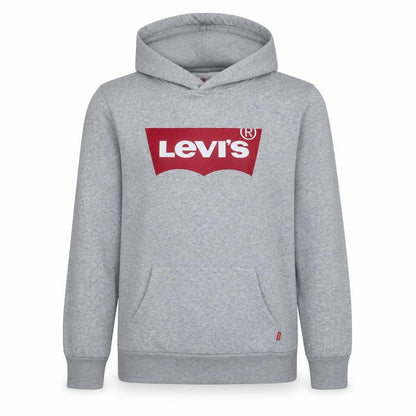 Levi's Boys Grey Logo Pullover Hoodie 14 Years Fleece Long Sleeve
