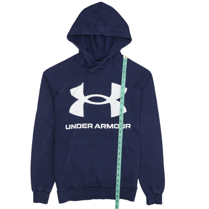 Under Armour Womens Navy Loose Fit Hoodie Size S Pullover Sweatshirt