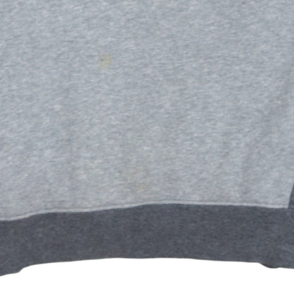 Nike Men's Grey Colour Block Pullover Hoodie Size M