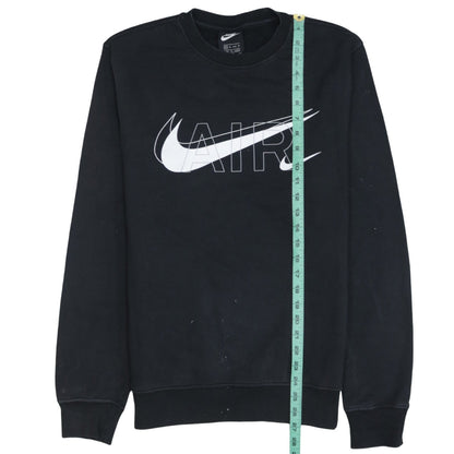 Nike Men's Black XS Air Logo Pullover Sweatshirt
