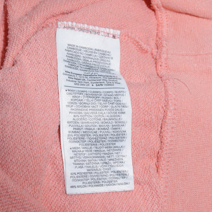 Nike Women’s Pink Air Pullover Hoodie Medium Cotton Blend