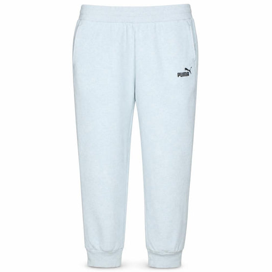 Puma Women’s White Jogger Trousers L Soft Fleece Comfort Fit