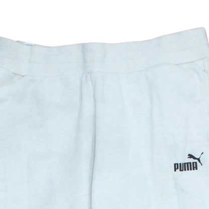 Puma Women’s White Jogger Trousers L Soft Fleece Comfort Fit