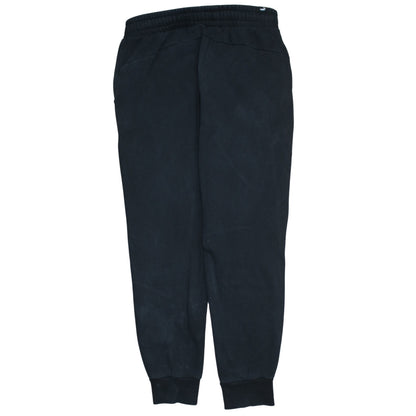 Puma Men's Black Joggers Regular Fit Fleece Trousers M