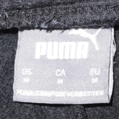 Puma Men's Black Joggers Regular Fit Fleece Trousers M