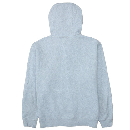 Nike Men's Grey Full Zip Hooded Sweatshirt M Regular Fit