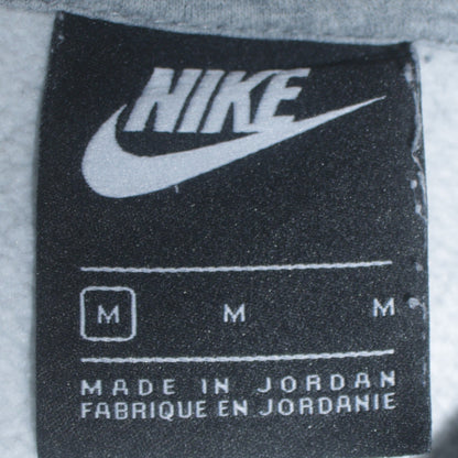 Nike Men's Grey Full Zip Hooded Sweatshirt M Regular Fit