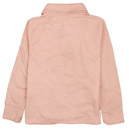 Calvin Klein Women Pink Cotton Blend Full Zip Jacket Size L