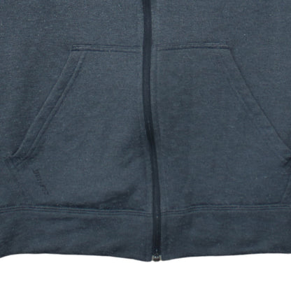 Nike Men's Grey Dri-FIT Full Zip Hoodie L Sportswear