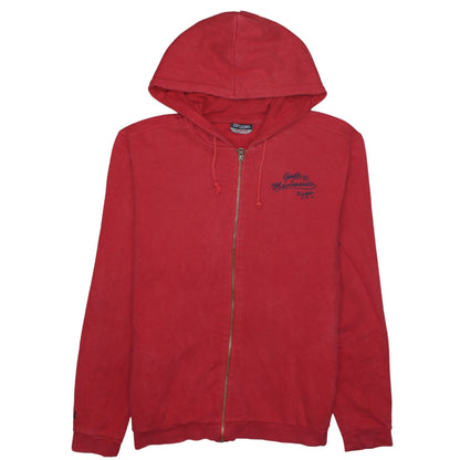 Kappa Men's Red Full Zip Hoodie XL Sports Fleece Sweatshirt