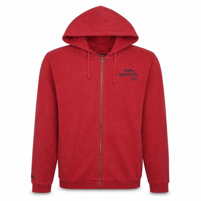 Kappa Men's Red Full Zip Hoodie XL Sports Fleece Sweatshirt