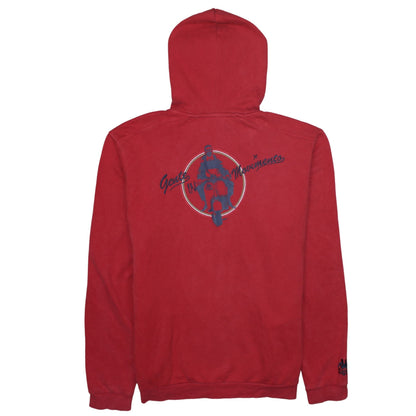 Kappa Men's Red Full Zip Hoodie XL Sports Fleece Sweatshirt