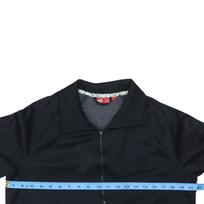 Puma Men's Black L Track Jacket Full Zip Sports Activewear