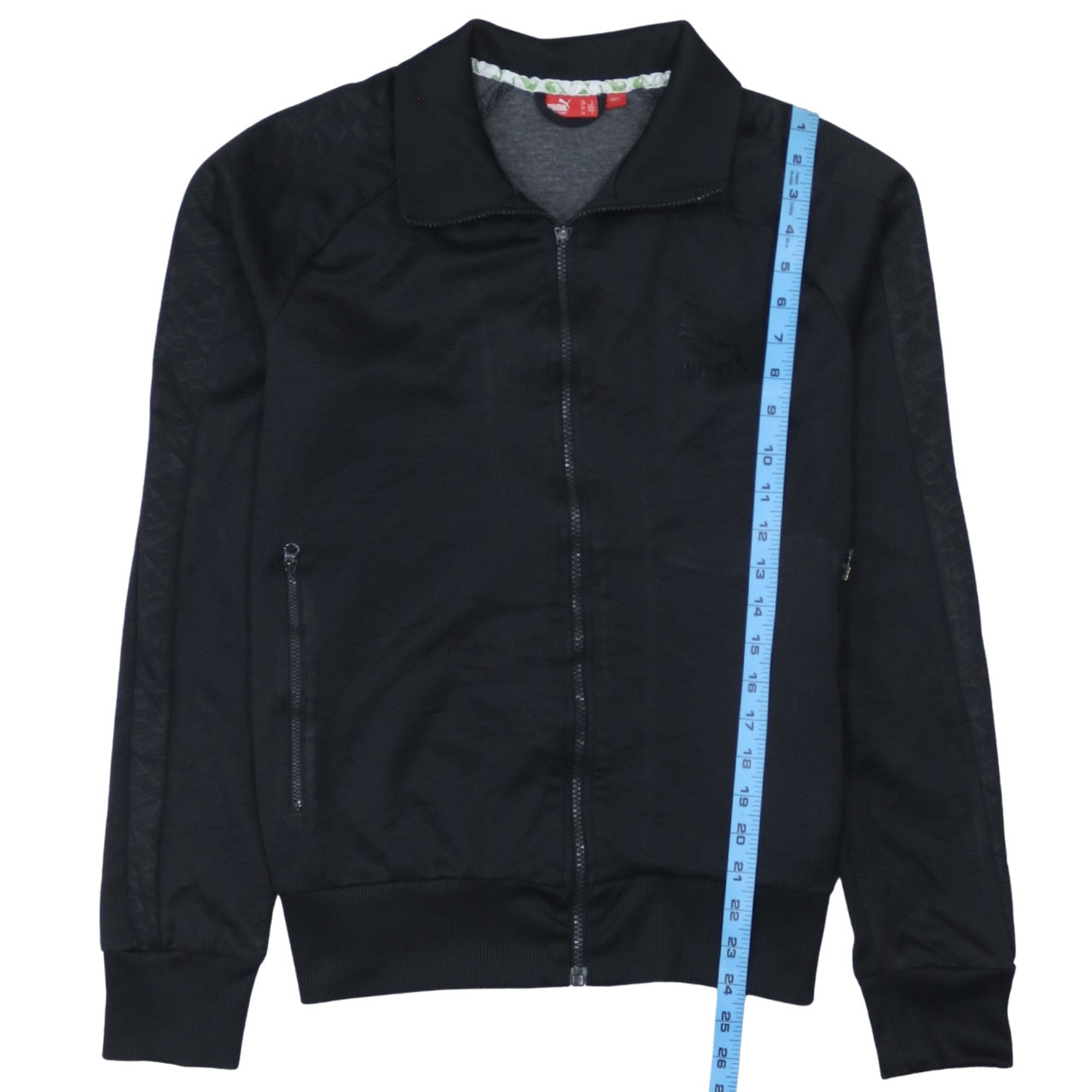 Puma Men's Black L Track Jacket Full Zip Sports Activewear