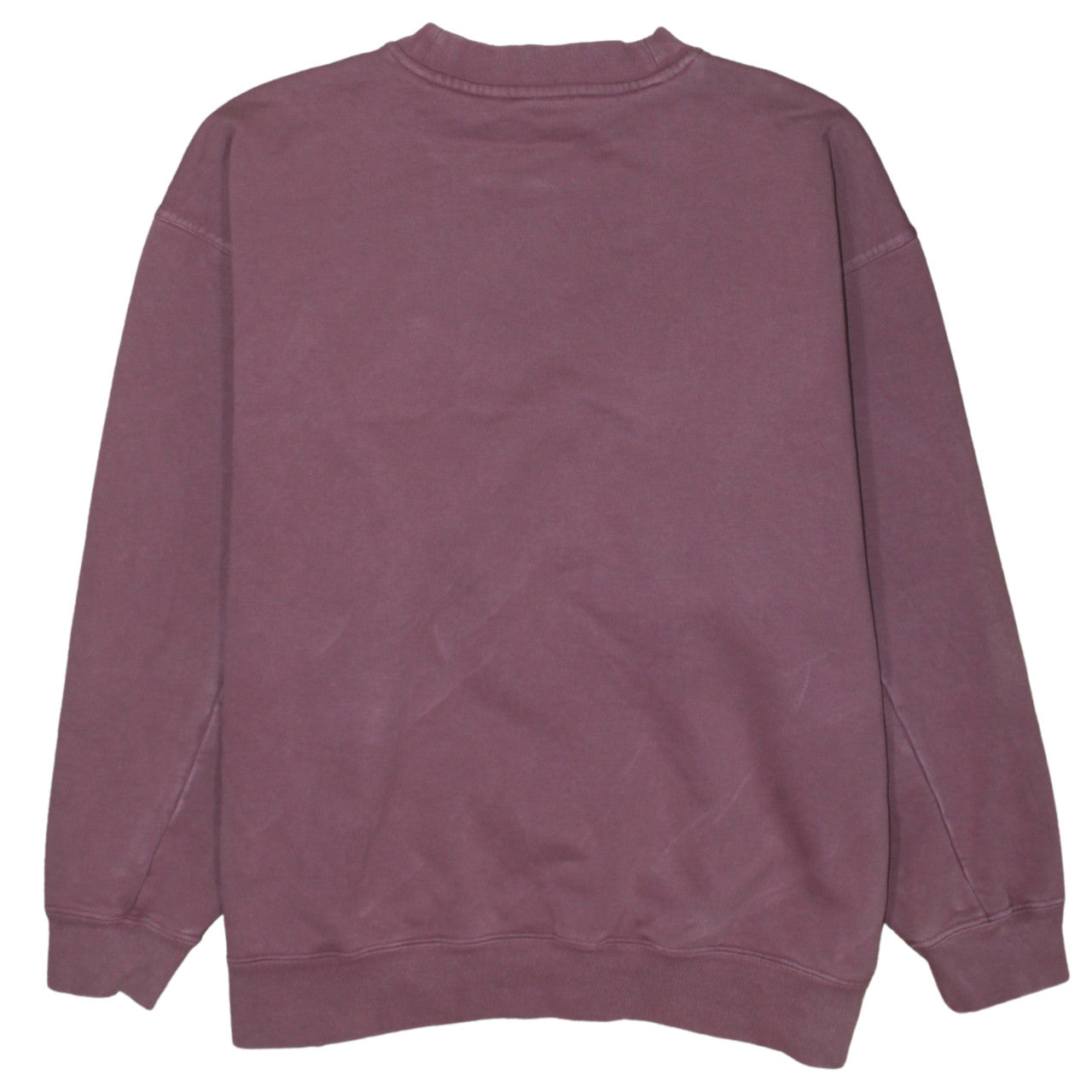 Adidas Originals Womens Mauve Cotton Crew Neck Sweatshirt Size 14
