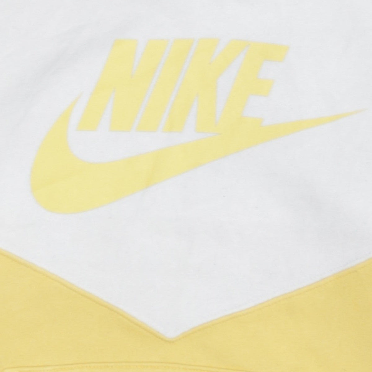 Nike Women's Yellow & White Pullover Hoodie Size S
