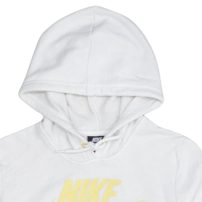 Nike Women's Yellow & White Pullover Hoodie Size S