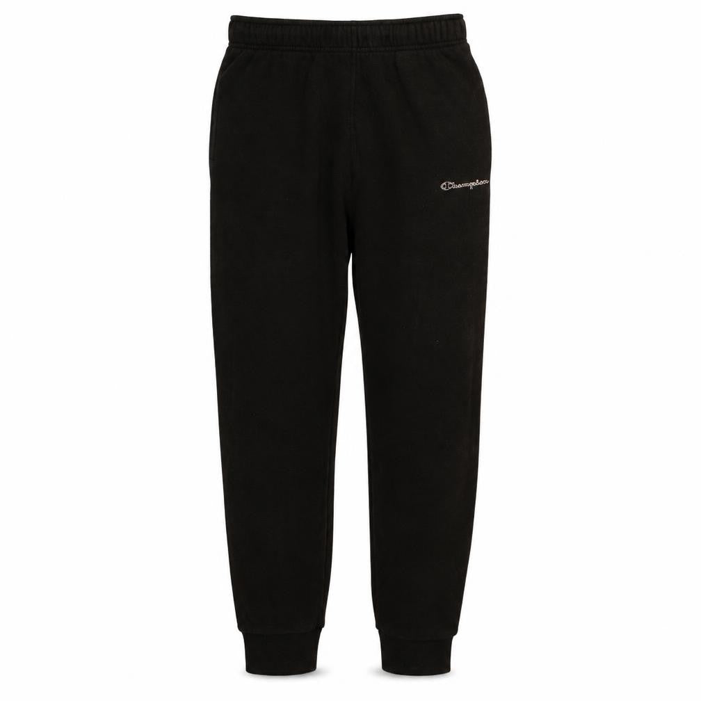 Champion Men's Black Fleece Sweatpants Medium Comfortable Fit
