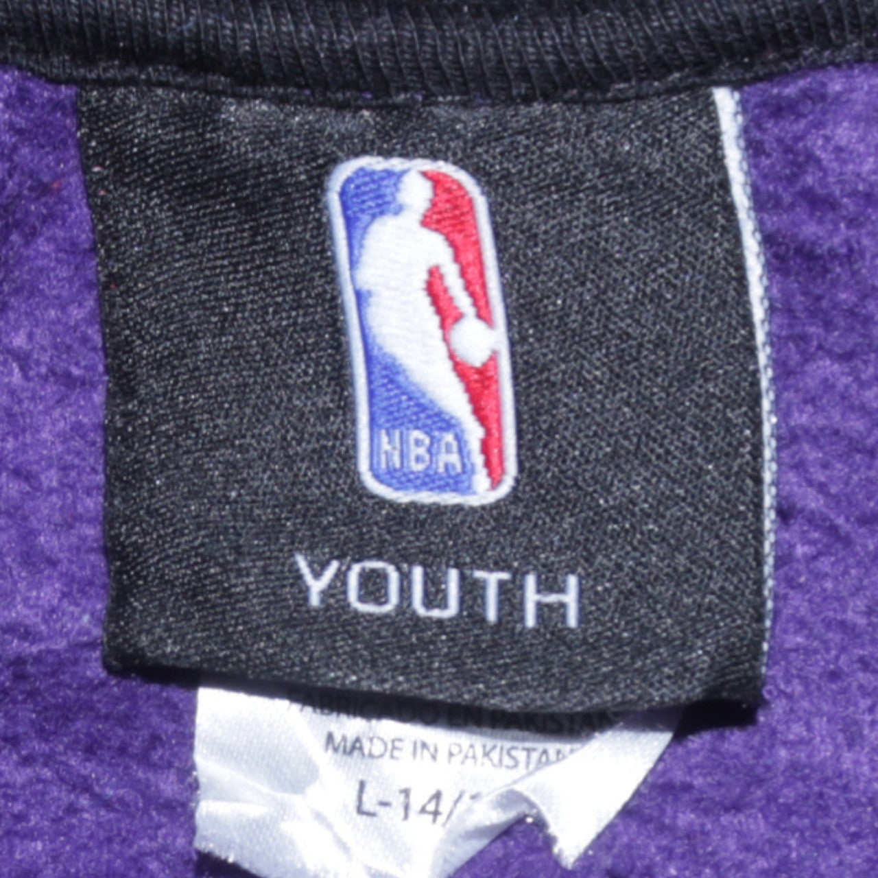 NBA Boys Purple Beige Phoenix Suns Pullover Hoodie Youth Size 14 Years