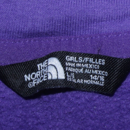 The North Face Girls Purple Pullover Hoodie Size 14-16 Years Regular Fit