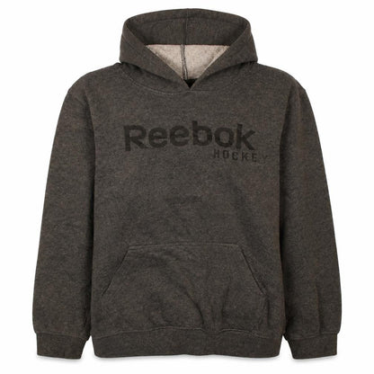 Reebok Boys Grey Pullover Hoodie 14 Years Hooded Fleece Sweatshirt