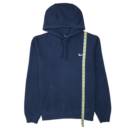 Nike Mens Blue Pullover Hoodie Medium Regular Fit Fleece Sportswear