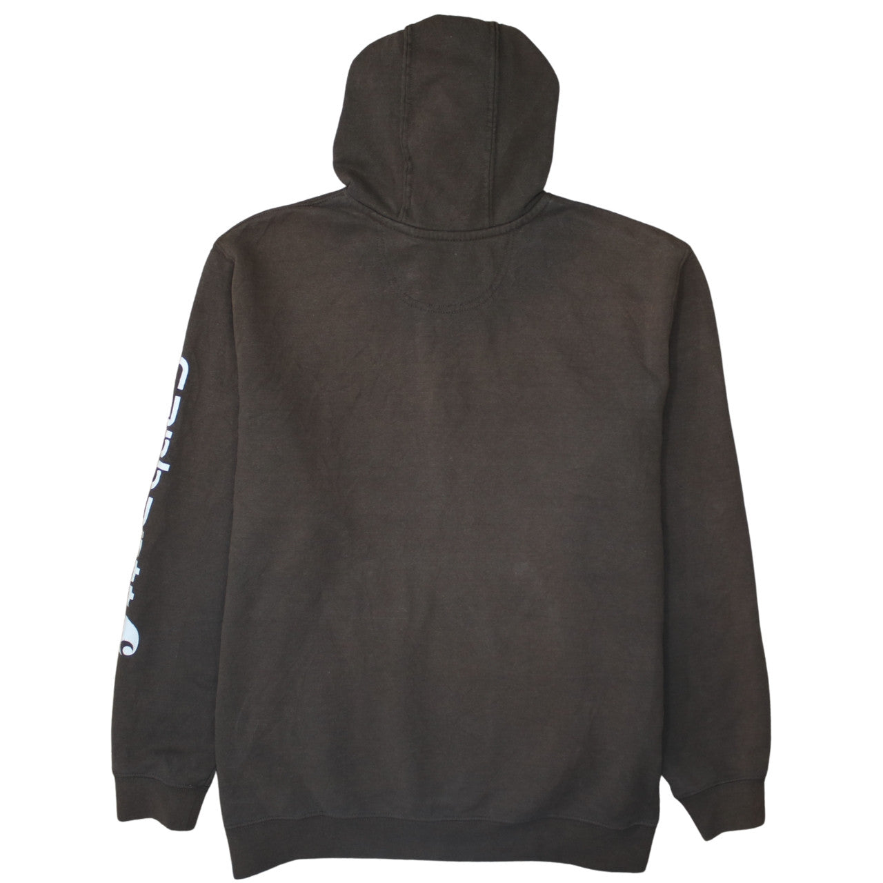 Carhartt Men's Brown XL Pullover Hoodie Workwear Fleece