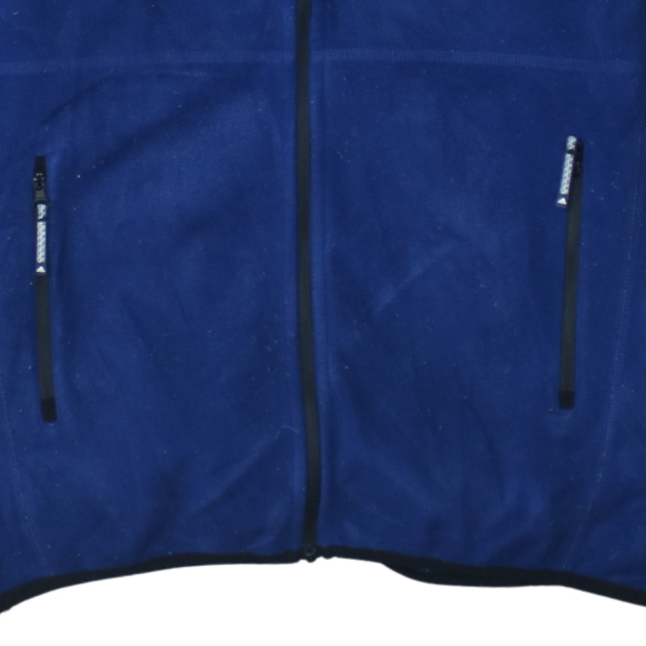 Adidas Men’s Blue Fleece Full Zip Sports Jacket Size L