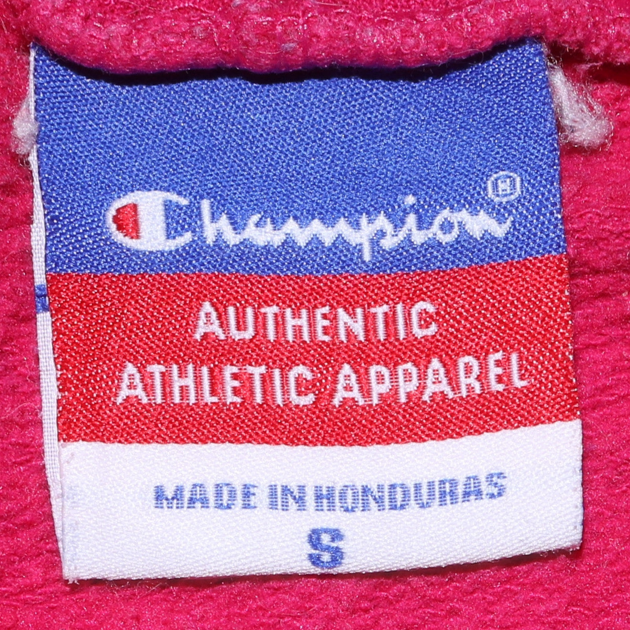 Champion Womens Pink Pullover Hoodie SSU Graphic Size S