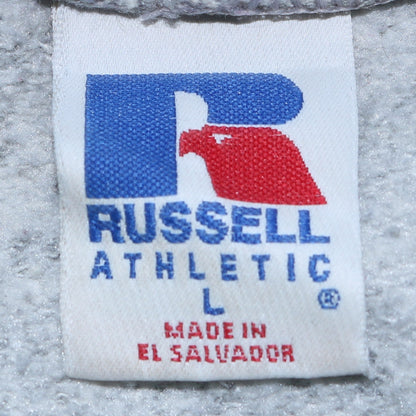 Russell Athletic Men’s Grey Liberty Football Pullover Hoodie L