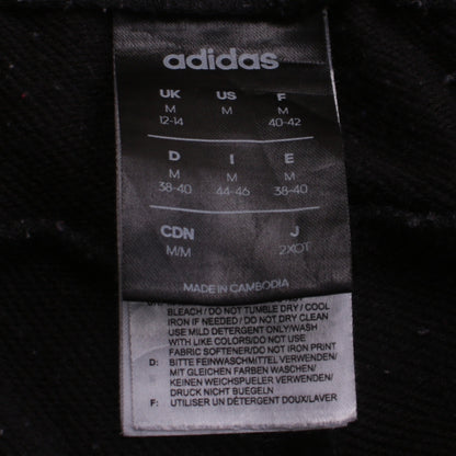 Adidas Womens Black 12-14 Jogger Sweatpants Elastic Waist