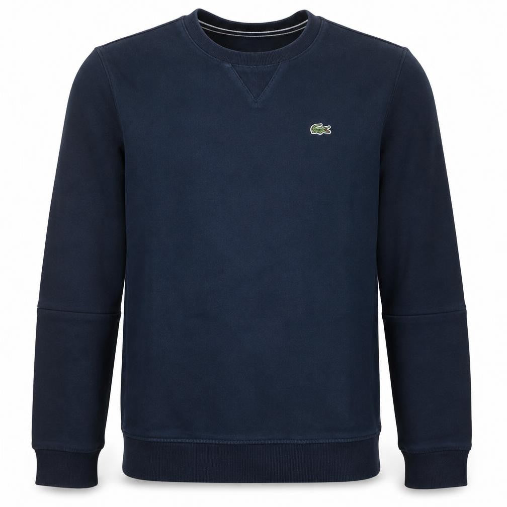 Lacoste Men’s Blue Crew Neck Pullover Sweatshirt XS