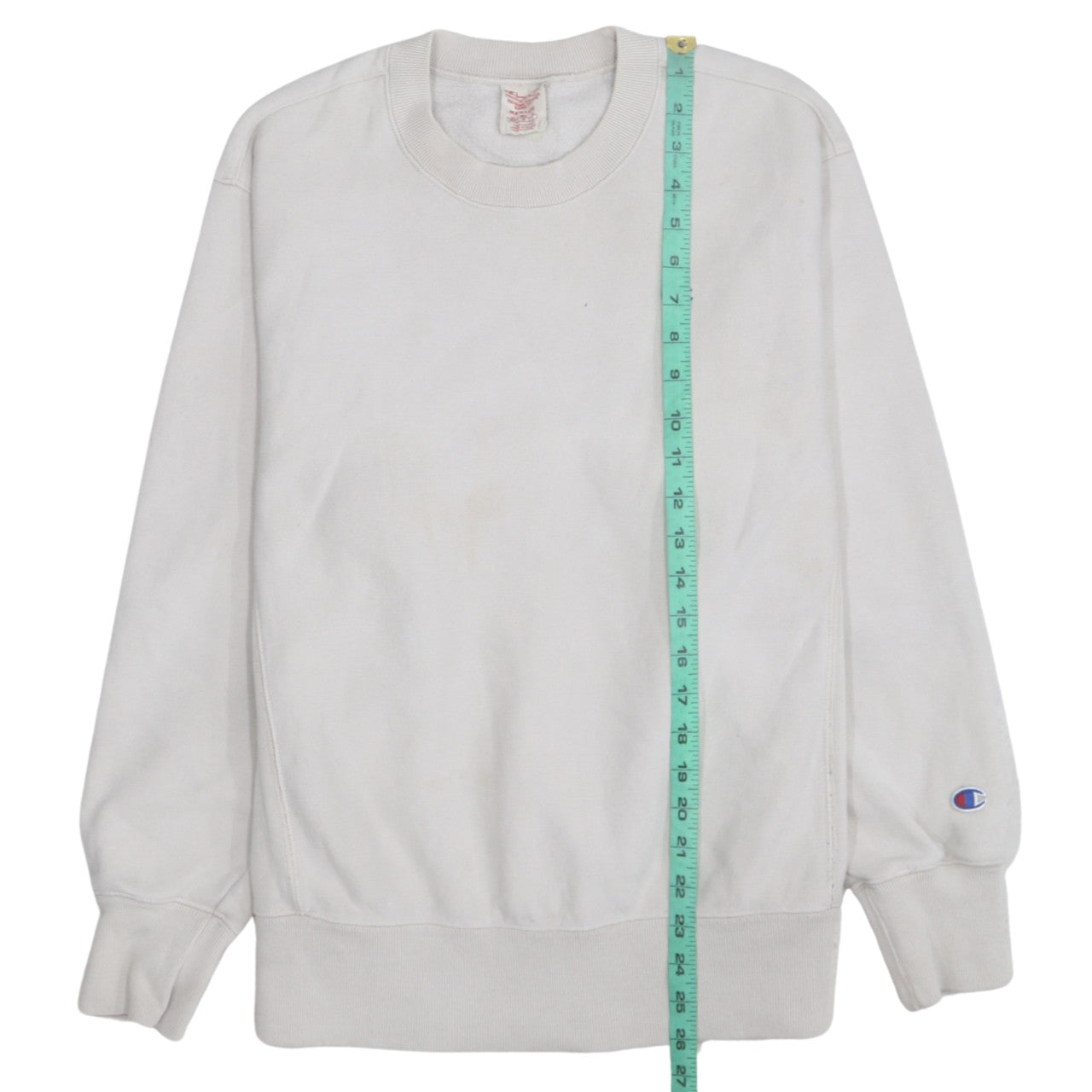 Champion Men's White Medium Reverse Weave Sweatshirt Pullover