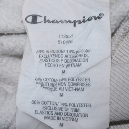 Champion Men's White Medium Reverse Weave Sweatshirt Pullover