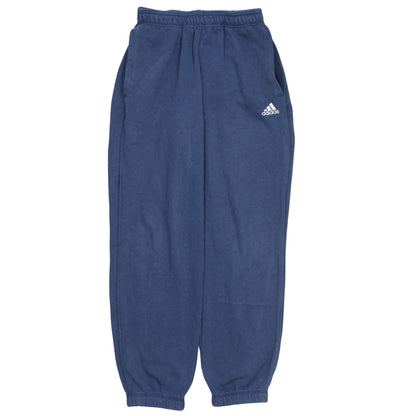 Adidas Men Blue Sweatpants Size S Regular Fit Fleece Joggers