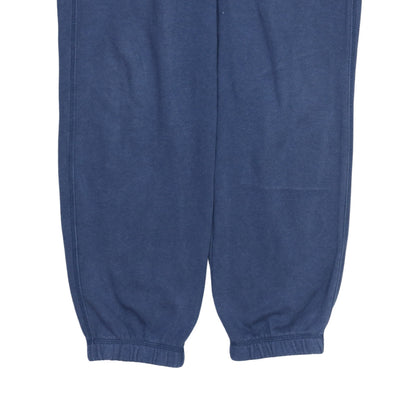 Adidas Men Blue Sweatpants Size S Regular Fit Fleece Joggers
