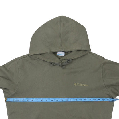 Columbia Men’s Green Pullover Hoodie Medium Fleece Outdoor Long Sleeve