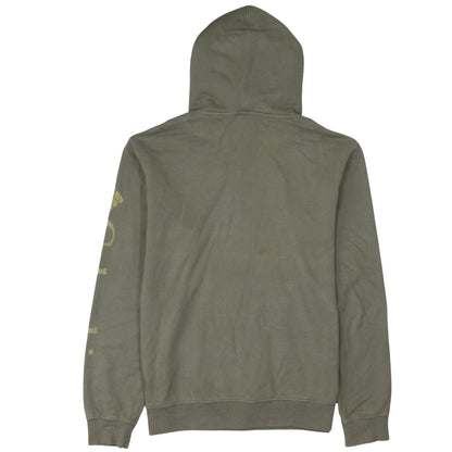 Columbia Men’s Green Pullover Hoodie Medium Fleece Outdoor Long Sleeve