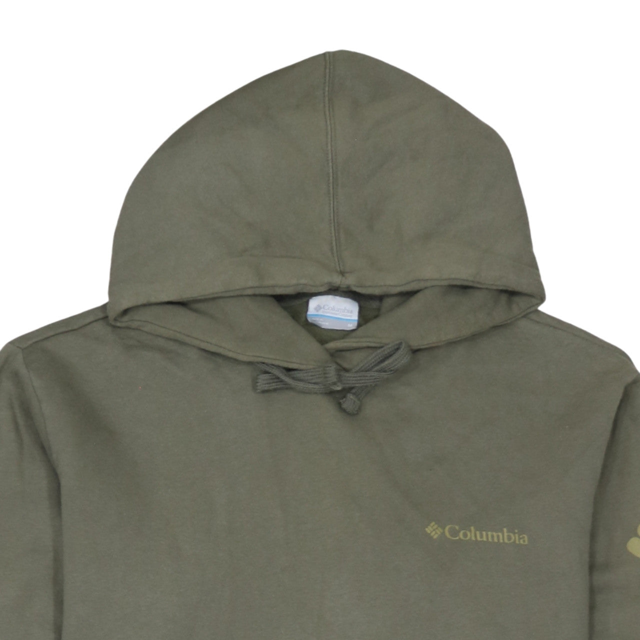 Columbia Men’s Green Pullover Hoodie Medium Fleece Outdoor Long Sleeve