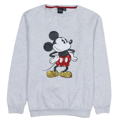 Disney at Primark Girls Grey Mickey Mouse Sequin Sweatshirt 14-15 Years