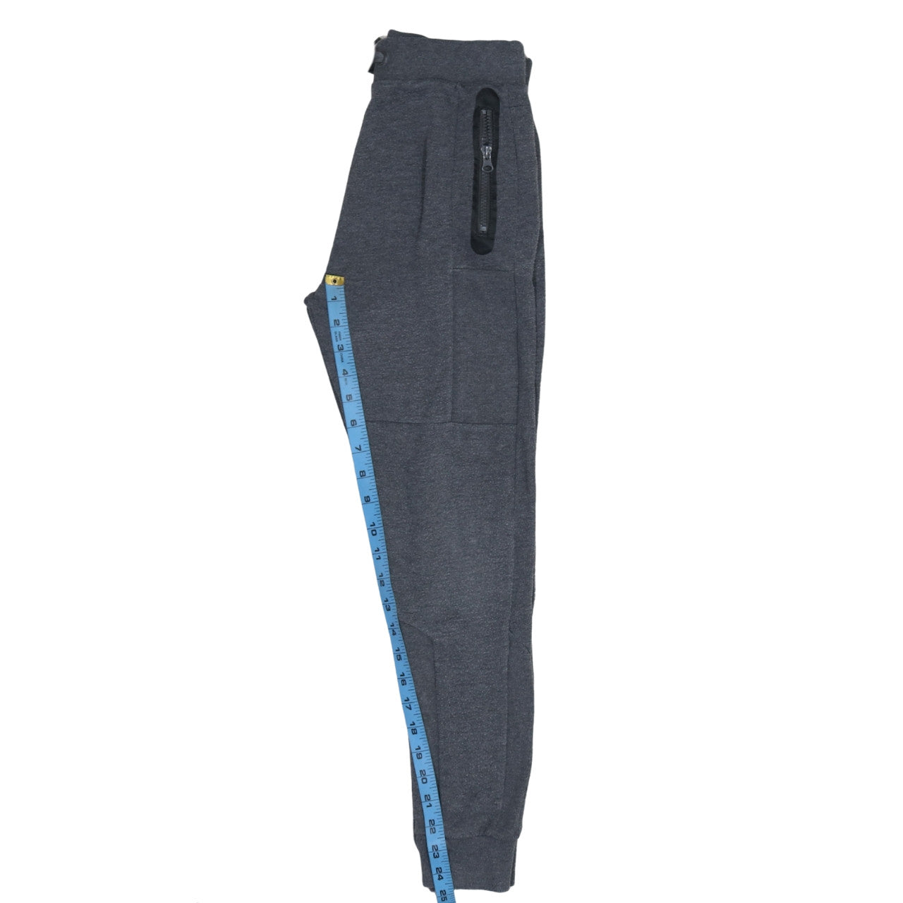 Arrested Boys Grey Jogger Trousers 13 Years Elastic Waist Zip Pocket