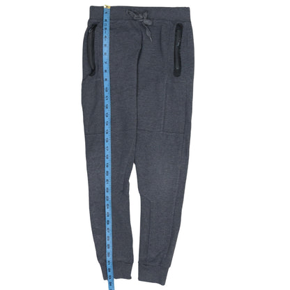 Arrested Boys Grey Jogger Trousers 13 Years Elastic Waist Zip Pocket