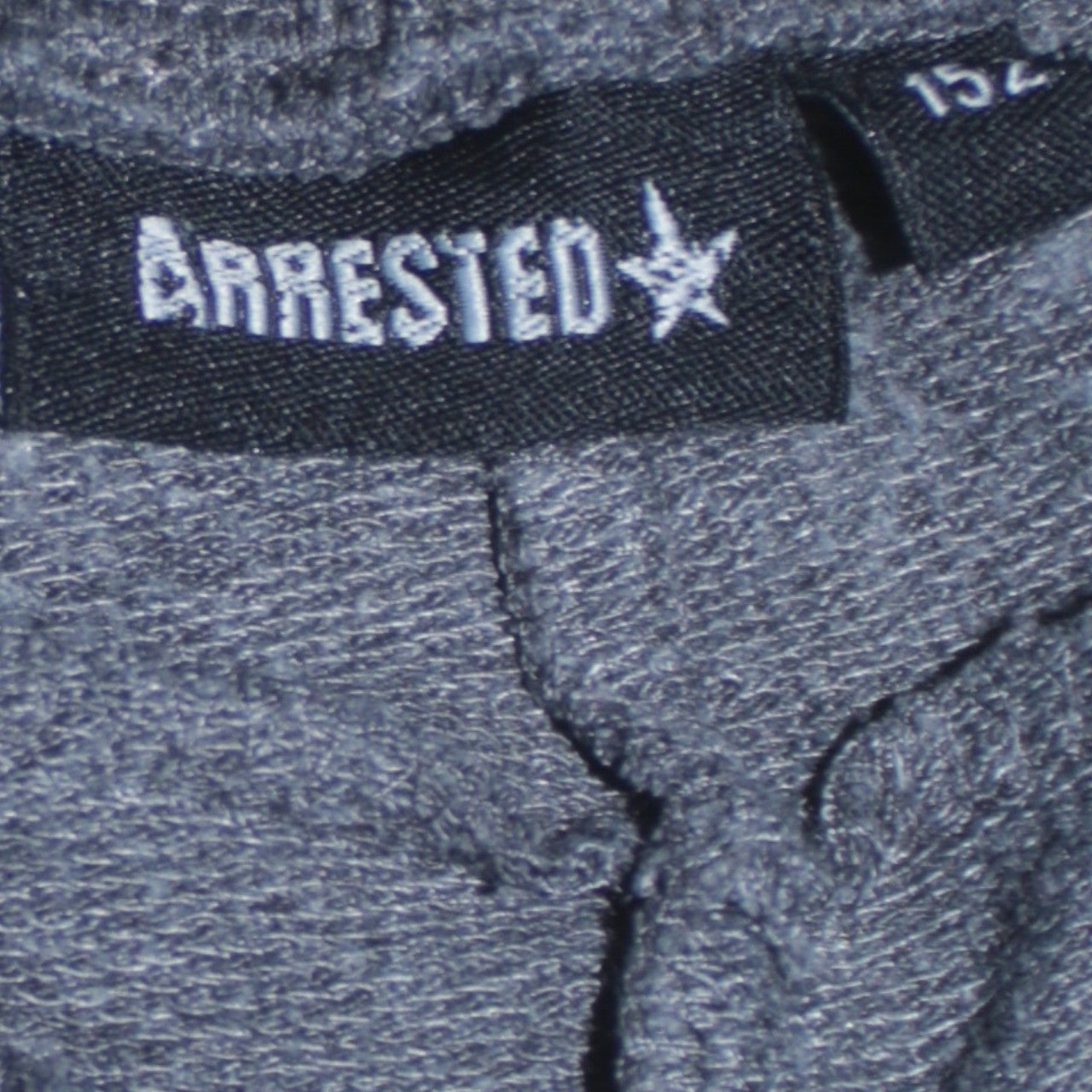 Arrested Boys Grey Jogger Trousers 13 Years Elastic Waist Zip Pocket