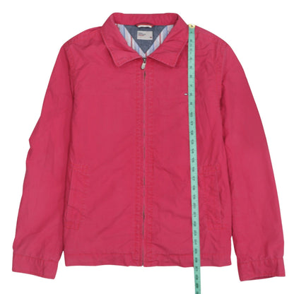 Tommy Hilfiger Denim Men's Pink Cotton Full Zip Jacket L