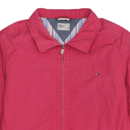 Tommy Hilfiger Denim Men's Pink Cotton Full Zip Jacket L