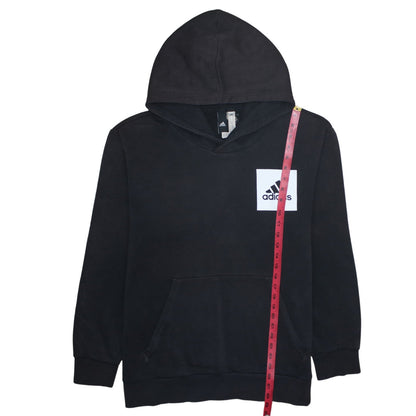 Adidas Men’s Black XL Pullover Hoodie with Logo Front