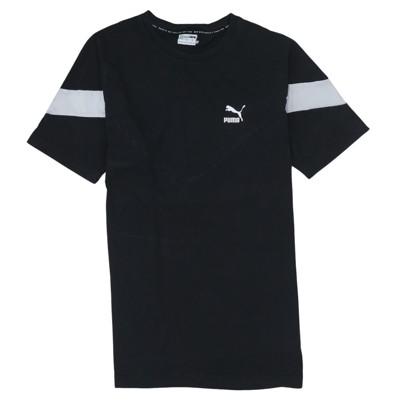 Puma Men's Black Short Sleeve Crew Neck Sports T-Shirt M