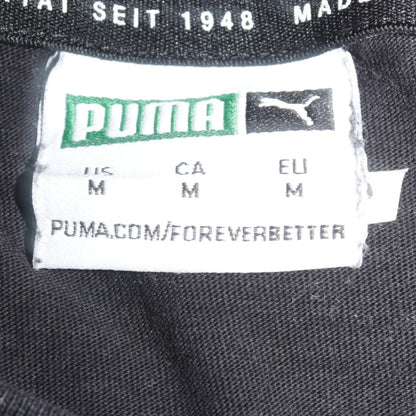 Puma Men's Black Short Sleeve Crew Neck Sports T-Shirt M